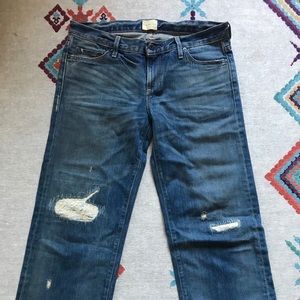 Simon Miller distressed denim trousers